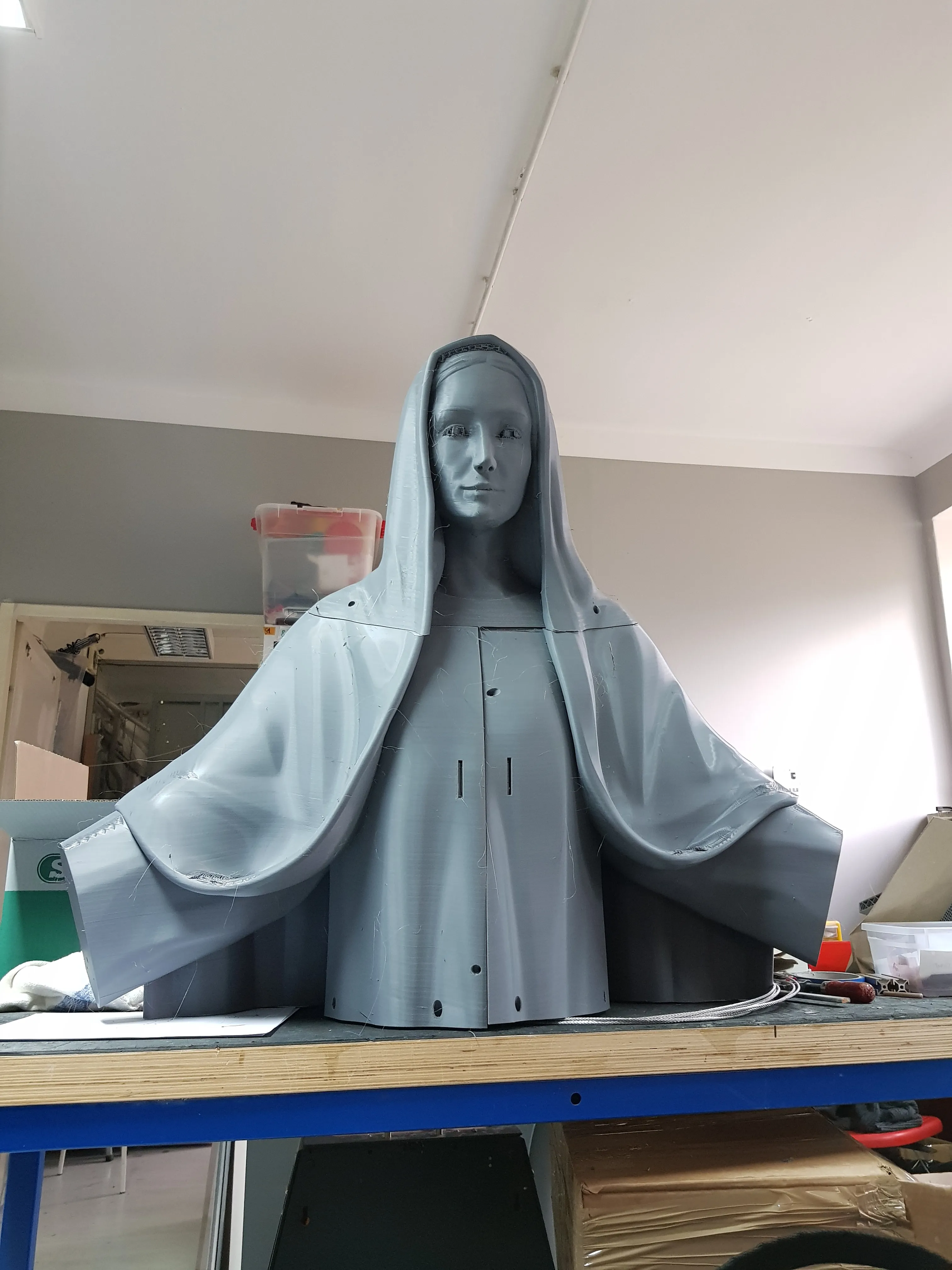 Elementy rzeźby sakralnej wykonane w druku 3D